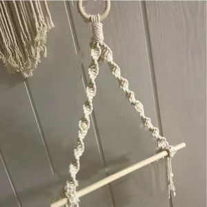 Macrame Hanging Towel Holder